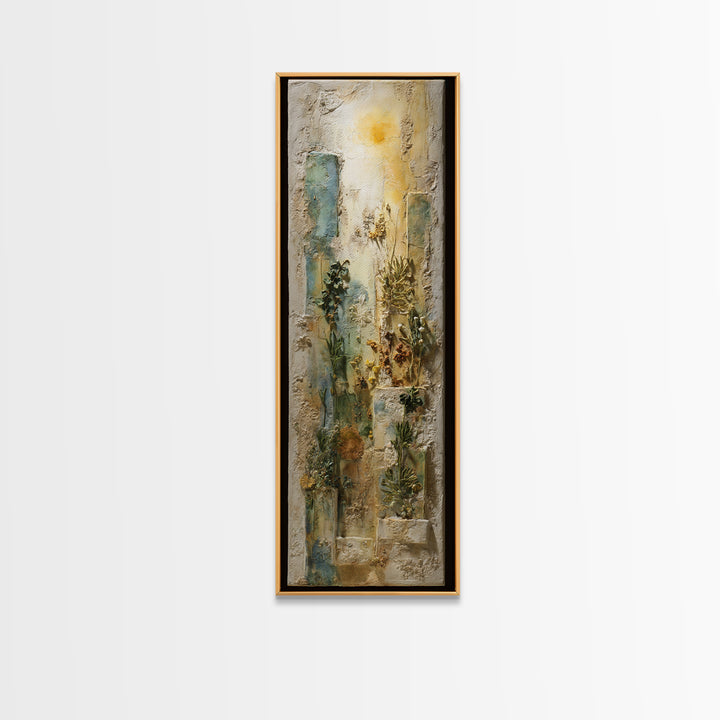 Brass Lantern Still Life Casting Lace Shadows Canvas Print, Moroccan Art, Printable Wall Art, Living Room Decor, Marrakesh, MOR-1x3-69