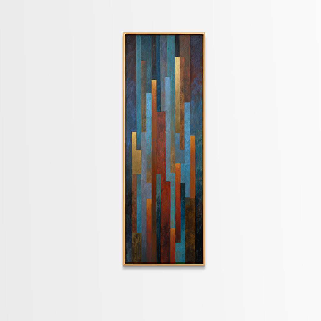 Abstract Rhythm Lines Like Painted Music Canvas Print, Music Studio Art, Music Poster, Studio Decor, Fine Art, Rhythm, MSA-1x3-59