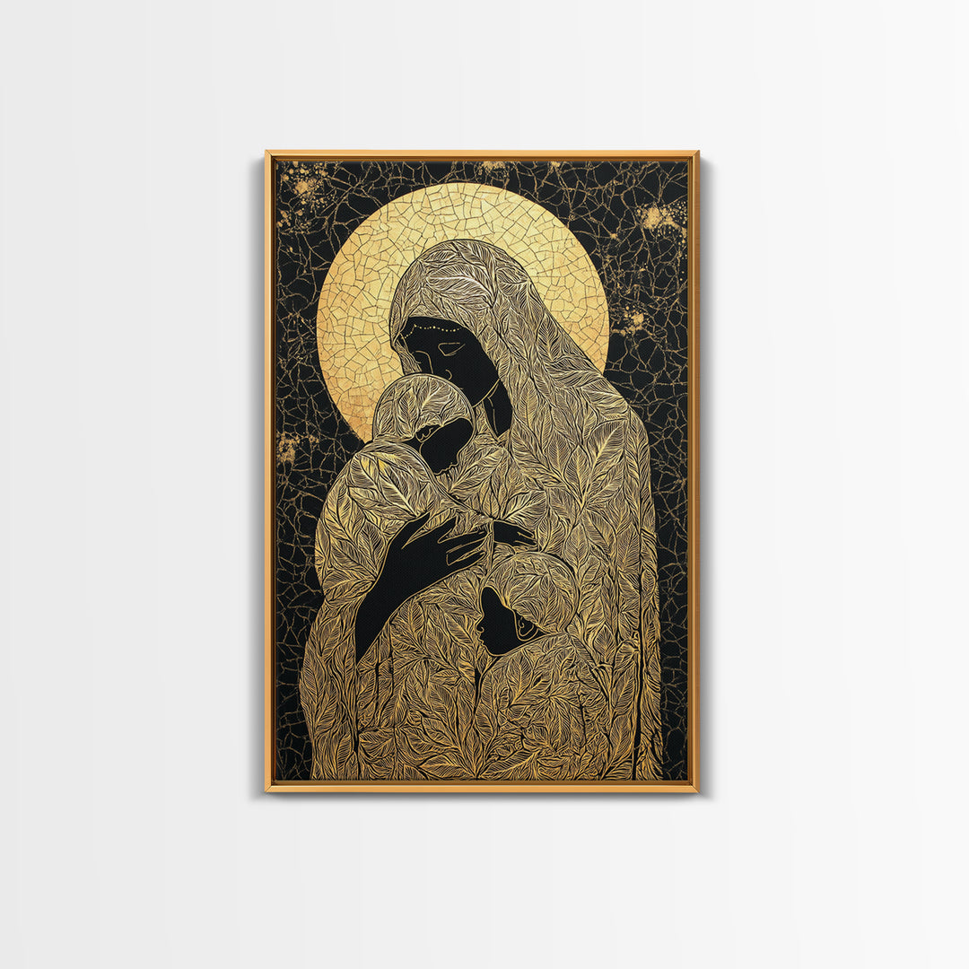 Hermes Greek God Leaping, Mythology Divine Messenger, Canvas Gold Art Print, Ancient Greek Wall Decor, Real Wood Frame