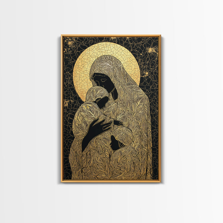 Hermes Greek God Leaping, Mythology Divine Messenger, Canvas Gold Art Print, Ancient Greek Wall Decor, Real Wood Frame