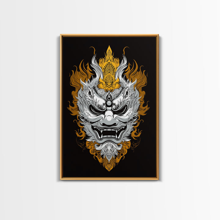 Jaguar Head Splatter Painting, Gold Canvas Art, Exotic Animal Canvas Print, Real Wood Frame, Wild Cat Wall Decor, Bold Modern Artwork