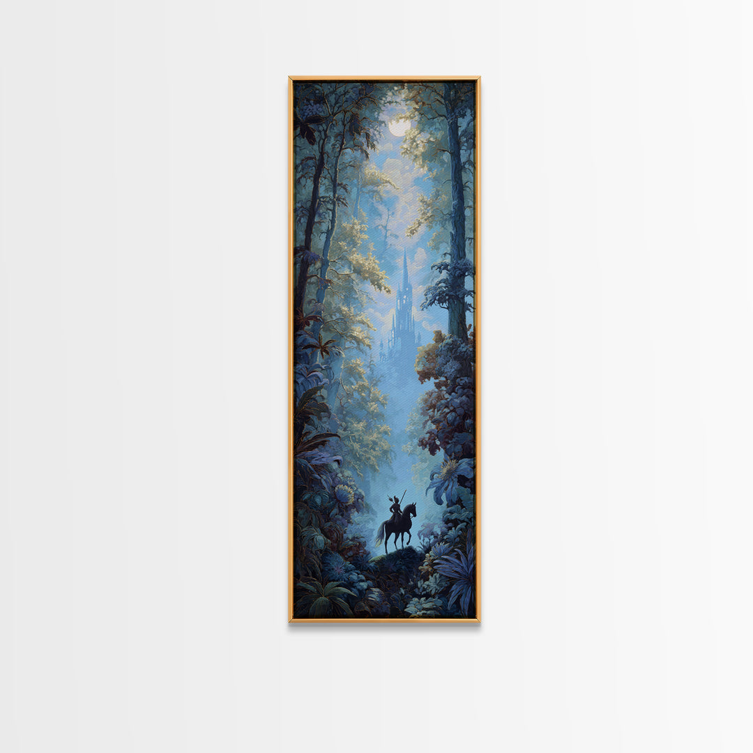 Centaur Archer in Misty Forest Canvas Print, Mythological Art, Living Room Decor, Oil Painting, Legend, Gallery Decor, MYT-1x3-100