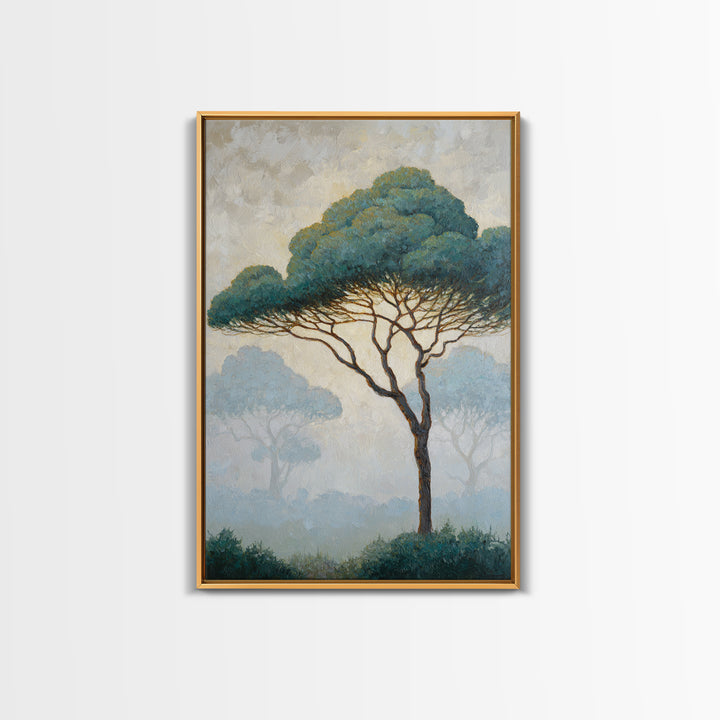 Tree of Life Framed Canvas Print, Nature Art, Wall Art, Living Room Decor, Fine Art, Nature, Wood Wall Art, Abstract Wall Art, NAT-2x3-47