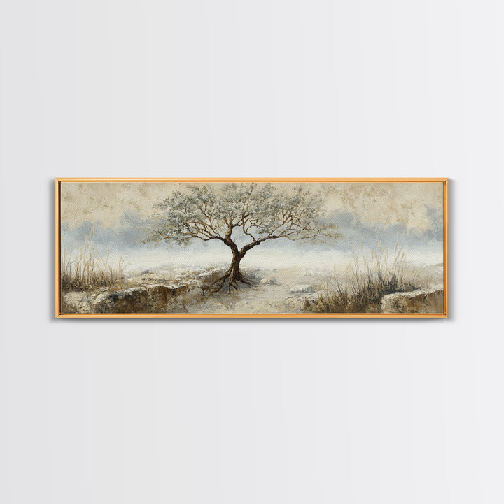 Tree of Life Canvas Print, Nature Art, Luxury Decor, Living Room Decor, Fine Art, Nature, Mushroom, Printable Wall Art, NAT-3x1-31