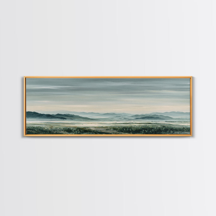 Desert Cactus Blooming After Rain Framed Canvas Print, Nature Art, Art, Living Room Decor, Fine Art, Nature, 3d Wall Art, NAT-3x1-84