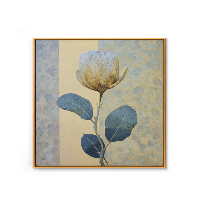 Modern Botanical Print Framed Canvas Print, Office Art, Trendy Wall Art, Office Decor, Fine Art, Focus, Minimalist Decor, OFF-1x1-100