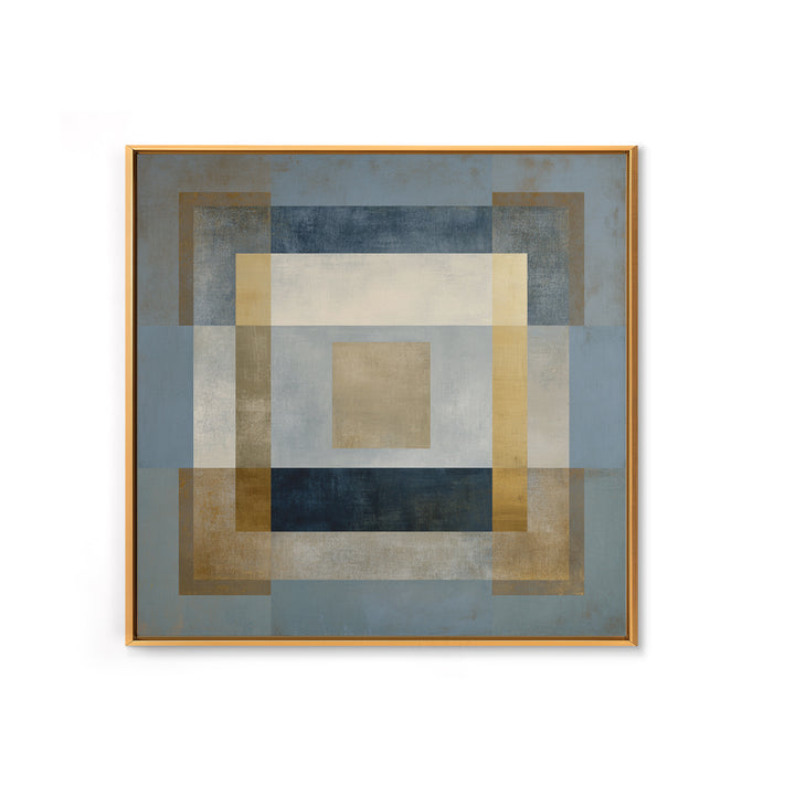 Clean Abstract Geometry Framed Canvas Print, Office Art, Art Print, Office Decor, Abstract Art, Focus, Printable, OFF-1x1-73