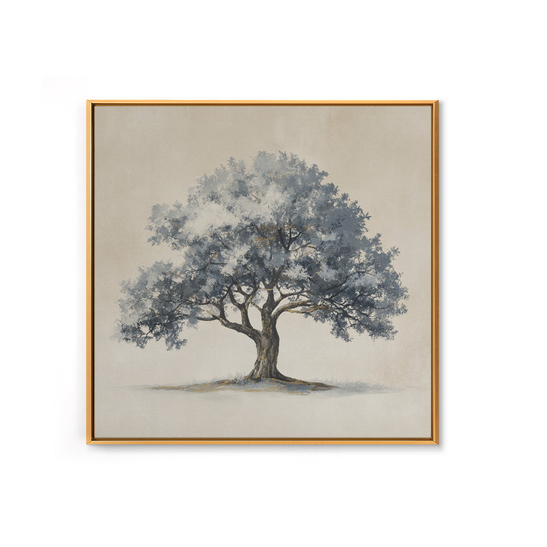 Ink Wash Tree Symbolizing Stability Canvas Print, Office Art, Modern Decor, Office Decor, Fine Art, Focus, Home Decor, OFF-1x1-86