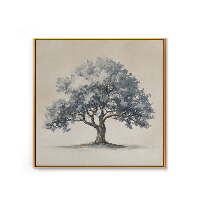 Ink Wash Tree Symbolizing Stability Canvas Print, Office Art, Modern Decor, Office Decor, Fine Art, Focus, Home Decor, OFF-1x1-86