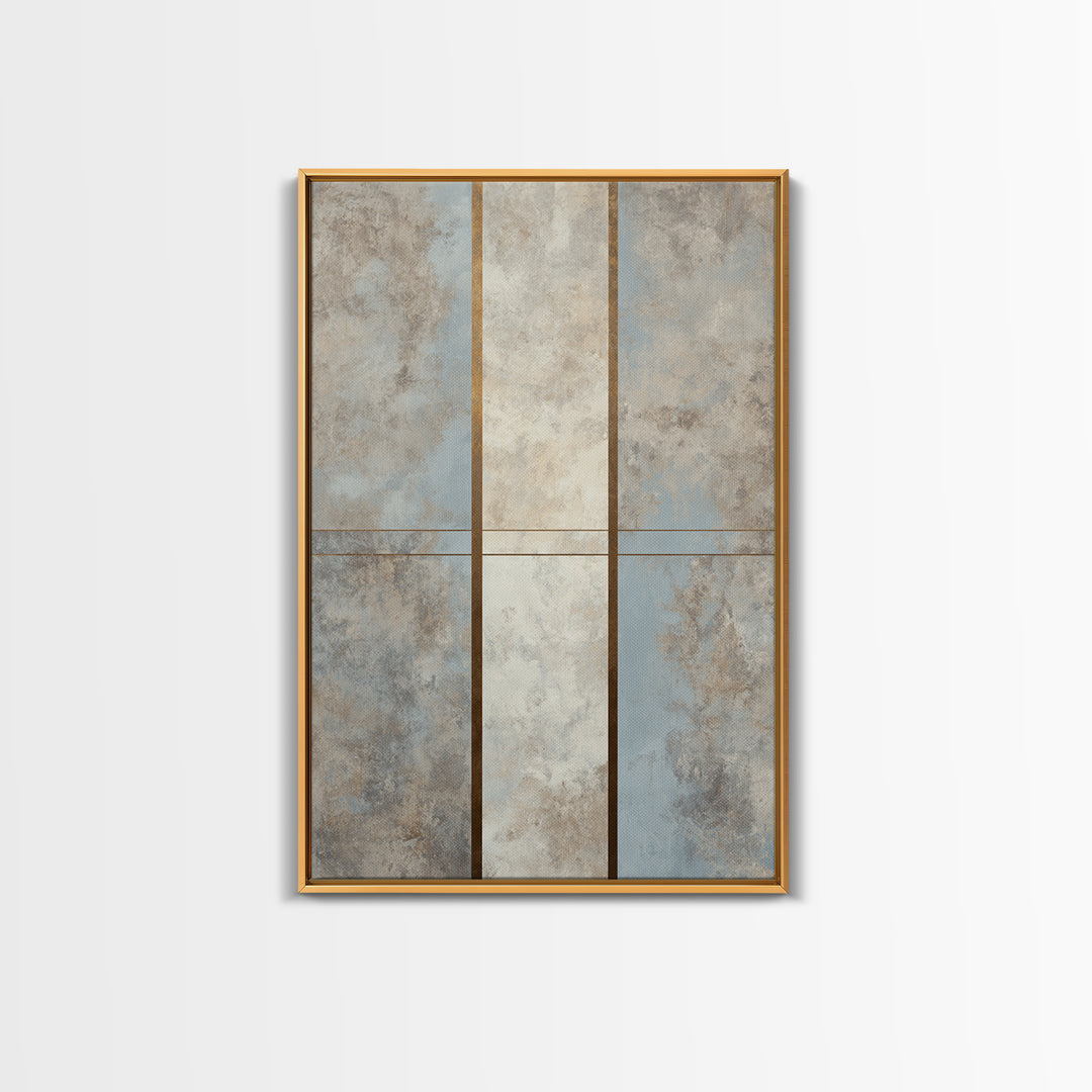 Monochrome Bridge Structure Framed Canvas Print, Office Art, Room Decor, Office Decor, Abstract Art, Focus, Printable Wall Art, OFF-2x3-18