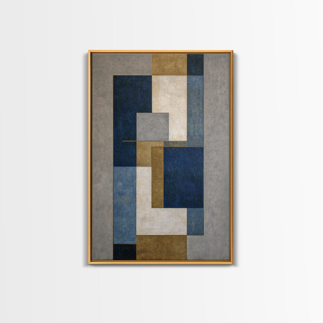 Clean Abstract Geometry Canvas Print, Office Art, Art Deco, Office Decor, Focus, Bedroom Wall Art, Downloadable Prints, OFF-2x3-57