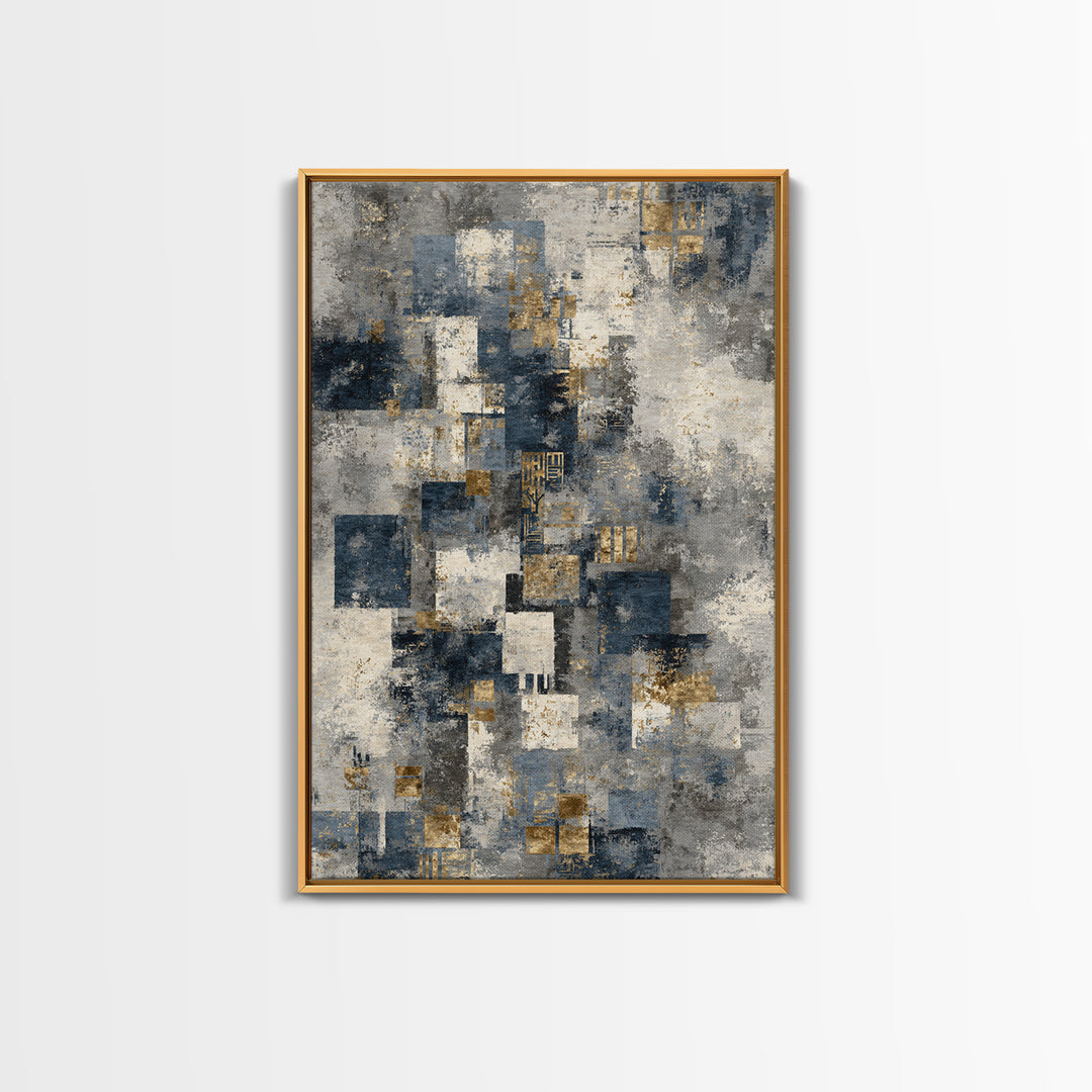 Clean Abstract Geometry Canvas Print, Office Art, Art Deco, Office Decor, Focus, Bedroom Wall Art, Downloadable Prints, OFF-2x3-81