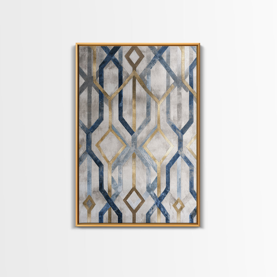 Clean Abstract Geometry Canvas Print, Office Art, Poster, Office Decor, Abstract Art, Focus, Canvas Wall Art, Wall Prints, OFF-2x3-9