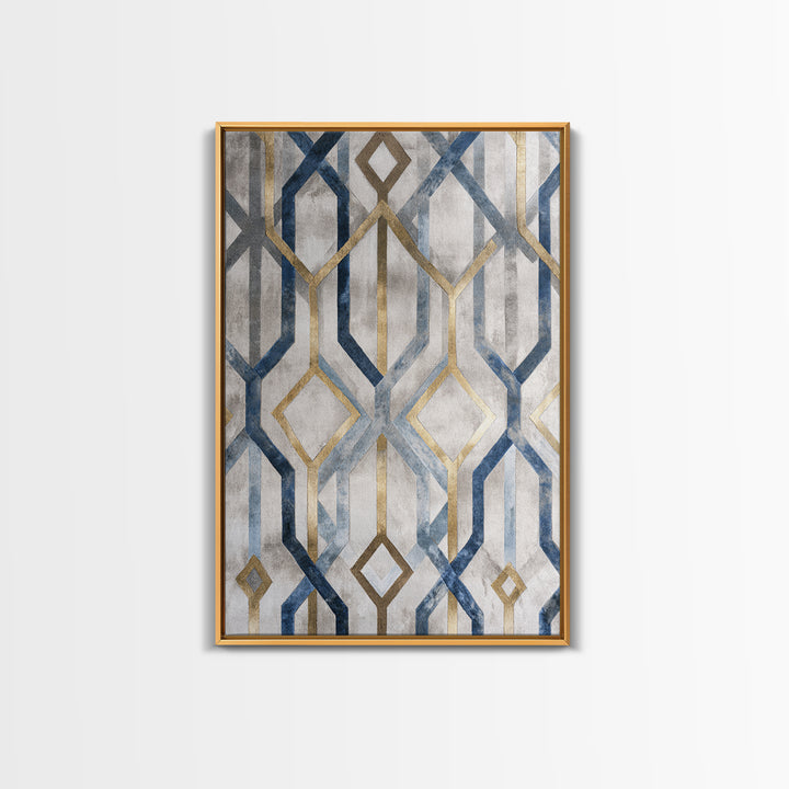 Clean Abstract Geometry Canvas Print, Office Art, Poster, Office Decor, Abstract Art, Focus, Canvas Wall Art, Wall Prints, OFF-2x3-9