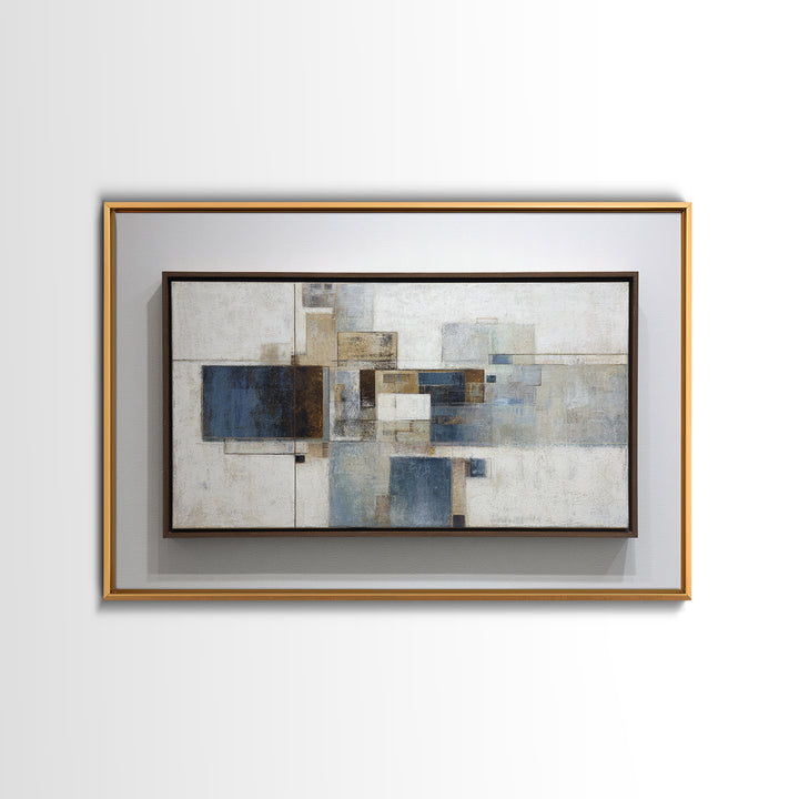 City Map Abstract Framed Canvas Print, Office Art, Art Print, Office Decor, Abstract Art, Focus, Printable, Printable Wall Art, OFF-3x2-96