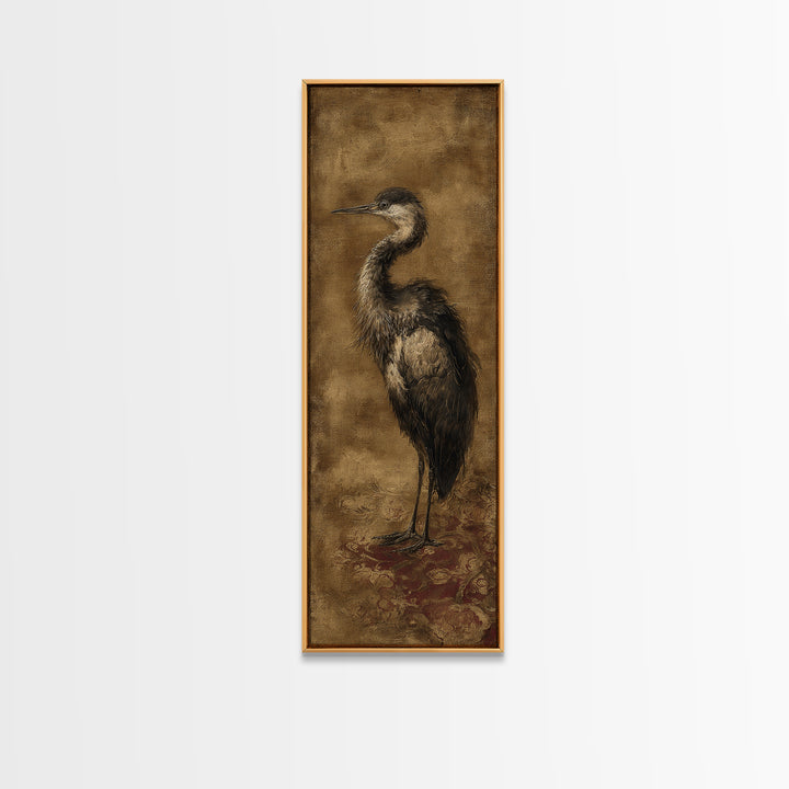 Old Master Bird Study Canvas Print, Renaissanceinspired Art, Statement Artwork, Living Room Decor, Fine Art, Classic, REN-1x3-59