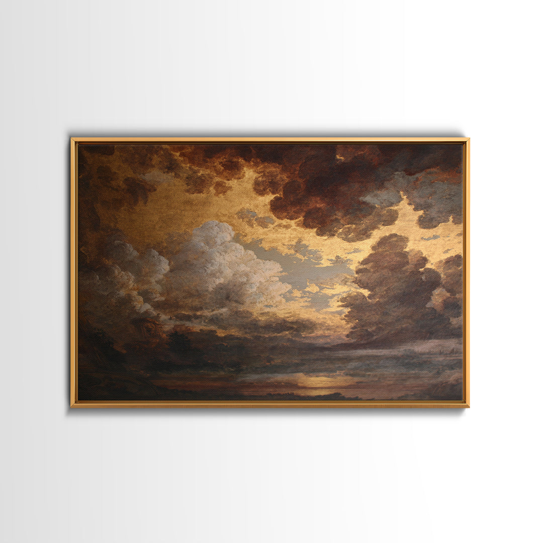 Fresco Celestial Ceiling Composition Framed Canvas Print, Renaissanceinspired Art, Wall Art, Living Room Decor, Classic, REN-3x2-19