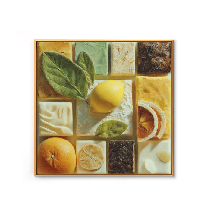 Cocktail and Citrus Bar Composition Canvas Print, Restaurant Art, Gallery Decor, Restaurant Decor, Fine Art, Bistro, Wall Art, RES-1x1-59