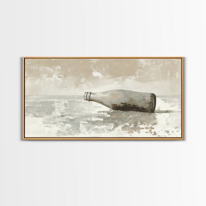 Drive in Movie Scene with Moonlit Cars Framed Canvas Print, Retro Art, Print, Living Room Decor, Oil Painting, Retro, RET-2x1-60
