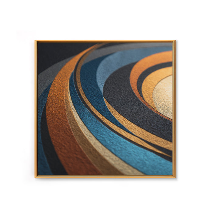 Vinyl Groove Closeup as Circular Abstract Canvas Print, Recording Studio Art, Black and White Art, Studio Decor, Abstract Art, RSA-1x1-14