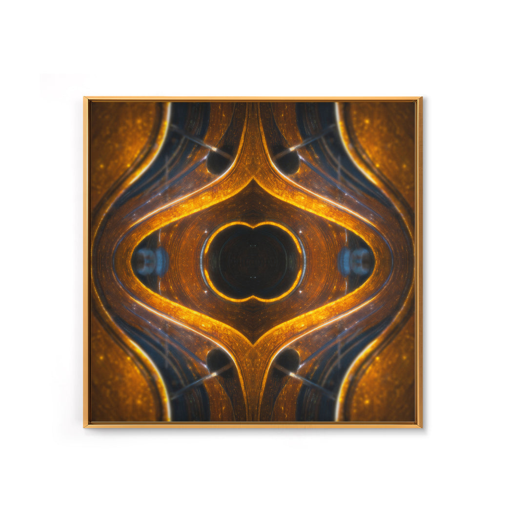 Vinyl Groove Closeup as Circular Abstract Canvas Print, Recording Studio Art, Guitar Wall Art, Studio Decor, Fine Art, Analog, RSA-1x1-86
