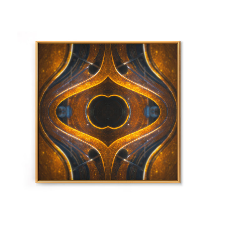 Vinyl Groove Closeup as Circular Abstract Canvas Print, Recording Studio Art, Guitar Wall Art, Studio Decor, Fine Art, Analog, RSA-1x1-86