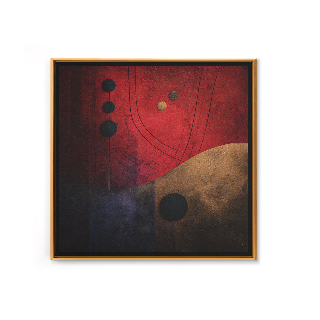 Album Cover Abstract Without Readable Text Canvas Print, Recording Studio Art, Music Wall Decor, Studio Decor, Abstract Art, RSA-1x1-94