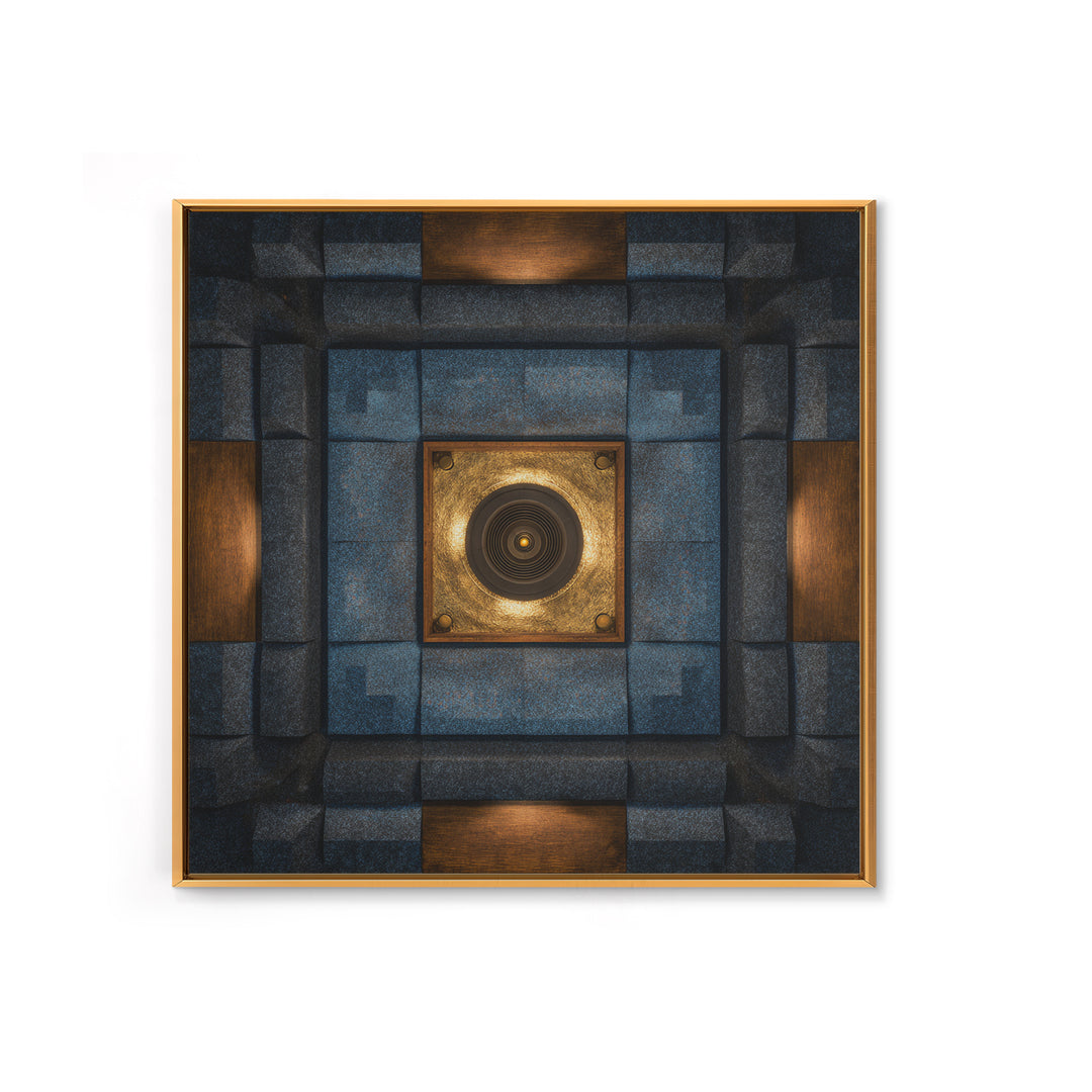 Sound Booth Foam Pattern Transformed into Design Canvas Print, Recording Studio Art, Printable Wall Art, Studio Decor, Analog, RSA-1x1-96
