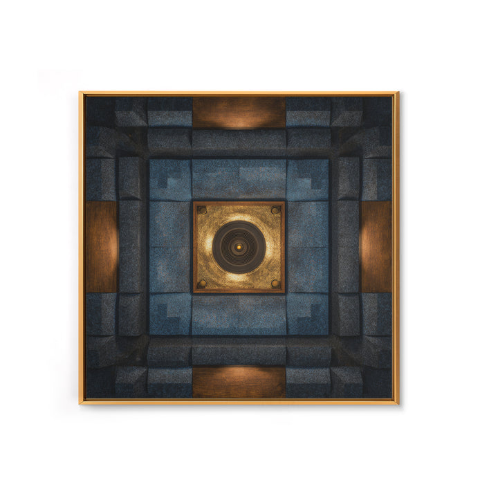 Sound Booth Foam Pattern Transformed into Design Canvas Print, Recording Studio Art, Printable Wall Art, Studio Decor, Analog, RSA-1x1-96