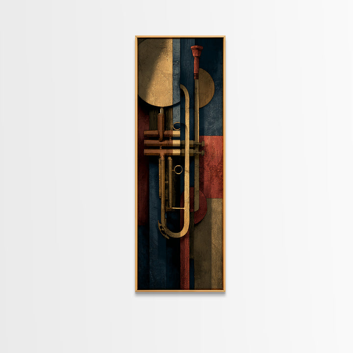 Album Cover Abstract Without Readable Text Canvas Print, Recording Studio Art, Unique Home Decor, Studio Decor, Abstract Art, RSA-1x3-10