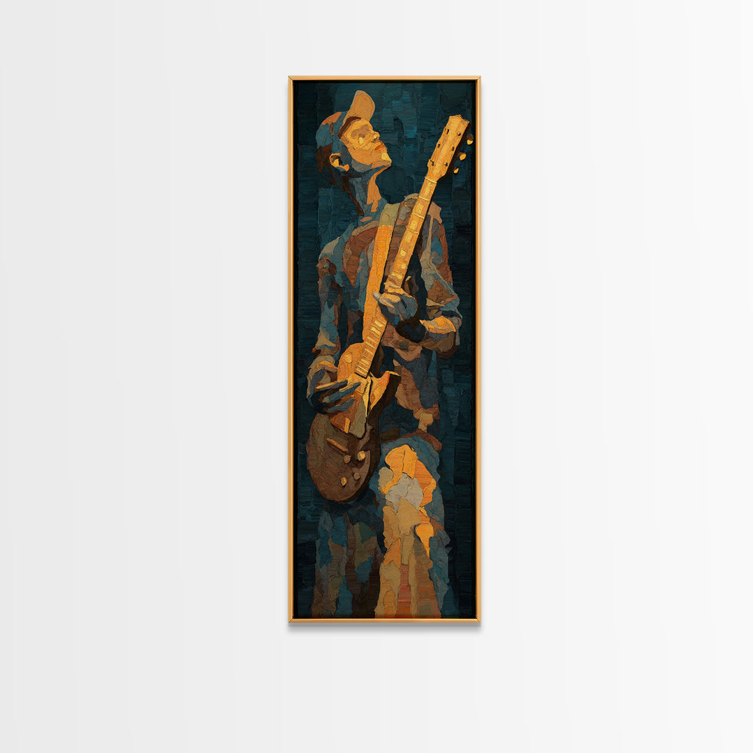 Sound Booth Foam Pattern Transformed into Design Framed Canvas Print, Recording Studio Art, Modern Decor, Studio Decor, Analog, RSA-1x3-36