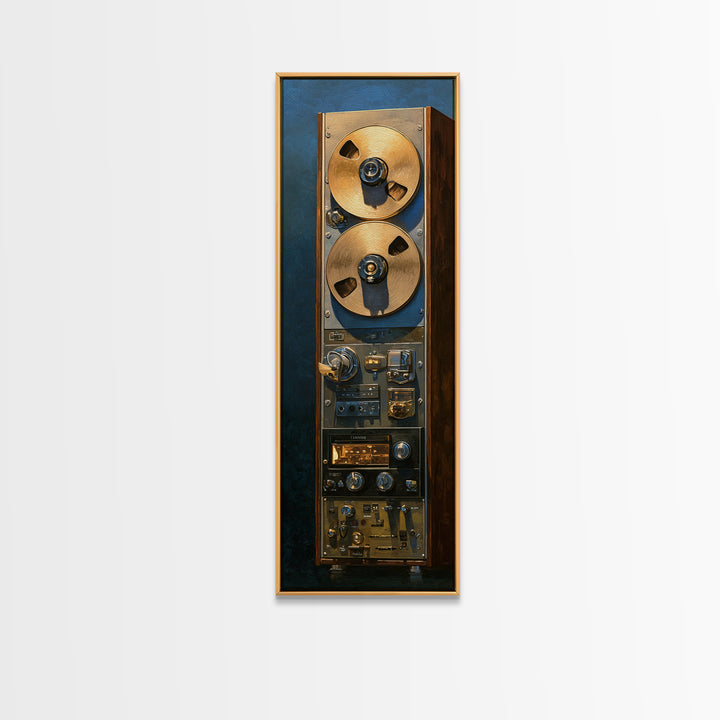 Reel to Reel Tape Machine Canvas Print, Recording Studio Art, Music Studio, Studio Decor, Fine Art, Analog, Modern Decor, RSA-1x3-38