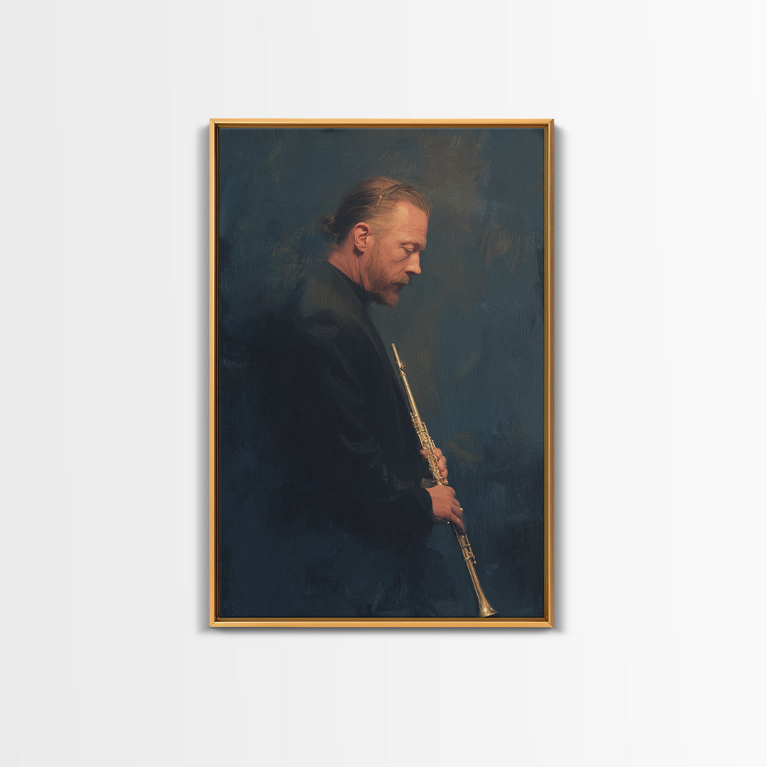 Conductor Baton and Sheet Shapes Without Text Framed Canvas Print, Recording Studio Art, Home Decor, Studio Decor, Analog, RSA-2x3-26