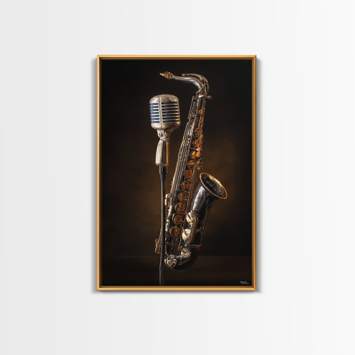 Microphone Cable Forming Elegant Line Art Canvas Print, Recording Studio Art, Luxury Decor, Studio Decor, Abstract Art, Analog, RSA-2x3-5