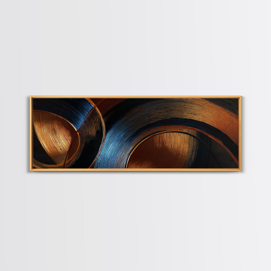 Vinyl Groove Closeup as Circular Abstract Canvas Print, Recording Studio Art, Room Decor, Studio Decor, Abstract Art, Analog, RSA-3x1-30