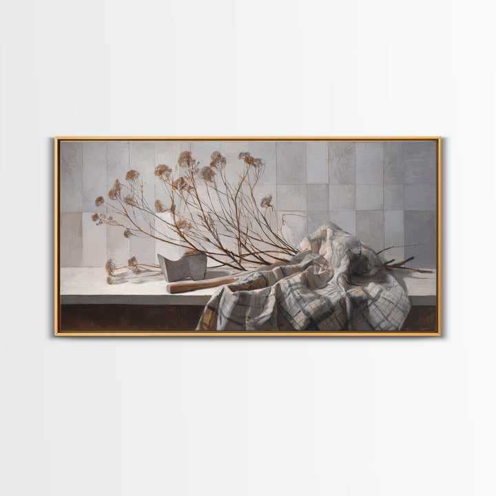 Wood Grain Abstract Canvas Print, Rustic Art, Boho Wall Art, Farmhouse Decor, Rustic, Downloadable Art, Living Room Art, RUS-2x1-76