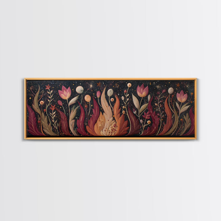 Rusty Horseshoe and Rope Composition Framed Canvas Print, Rustic Art, Modern Art, Farmhouse Decor, Rustic, Neutral Decor, RUS-3x1-53