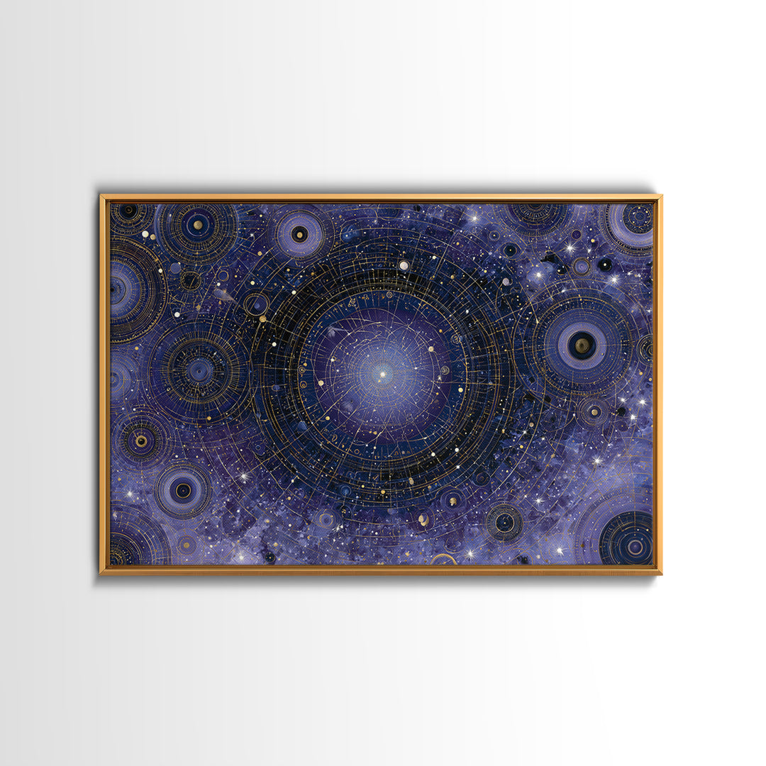 Distant Star Cluster Canvas Print, Space Art, Minimalist Decor, Spa Decor, Fine Art, Serenity, Digital Art, Printable Wall Art, SAR-3x2-48