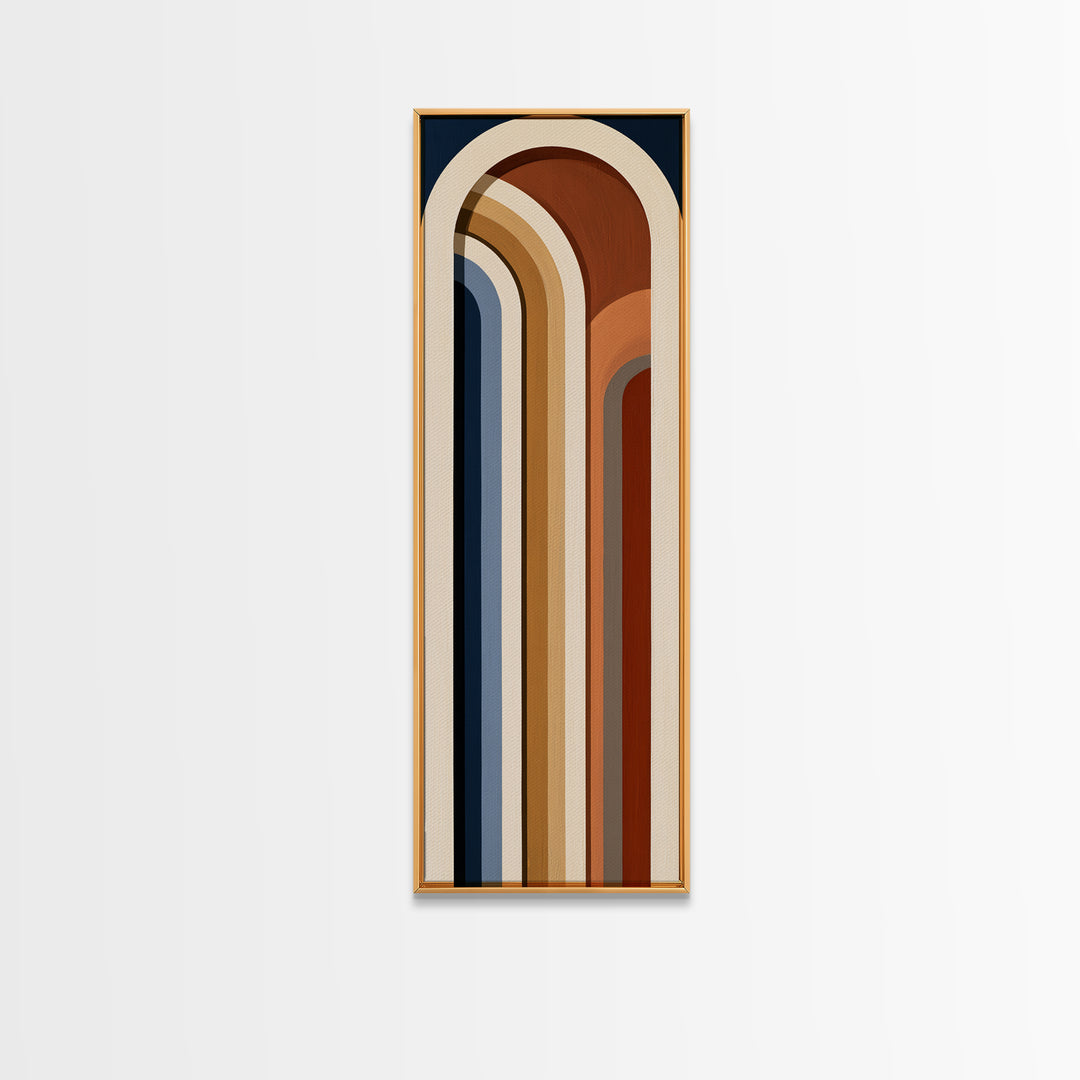 Abstract Arch Shapes Canvas Print, Scandinavian Art, Modern Decor, Living Room Decor, Abstract Art, Nordic, Wall Decor, SCA-1x3-26