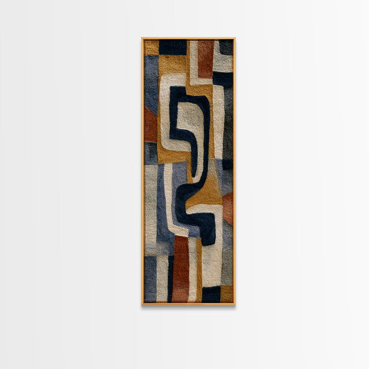 Soft Wool Texture Abstract Canvas Print, Scandinavian Art, Boho Wall Art, Living Room Decor, Abstract Art, Nordic, Modern Decor, SCA-1x3-7