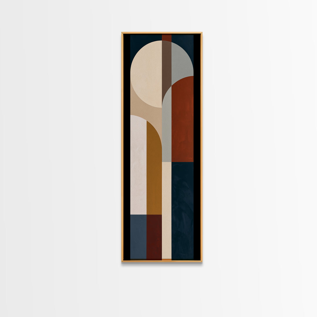Abstract Arch Shapes Canvas Print, Scandinavian Art, Art, Living Room Decor, Abstract Art, Nordic, Canvas Art, Printable Art, SCA-1x3-98