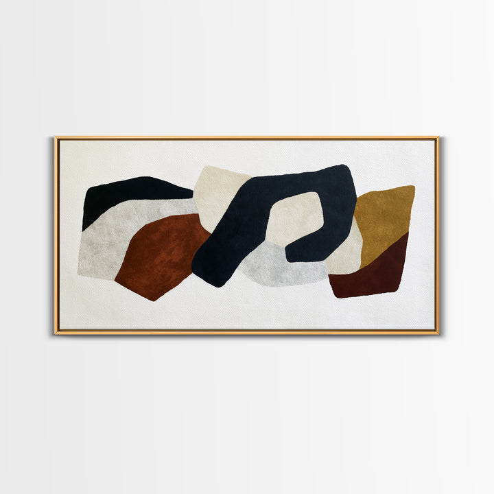 Soft Wool Texture Abstract Canvas Print, Scandinavian Art, Wall Art Print, Living Room Decor, Abstract Art, Nordic, SCA-2x1-63