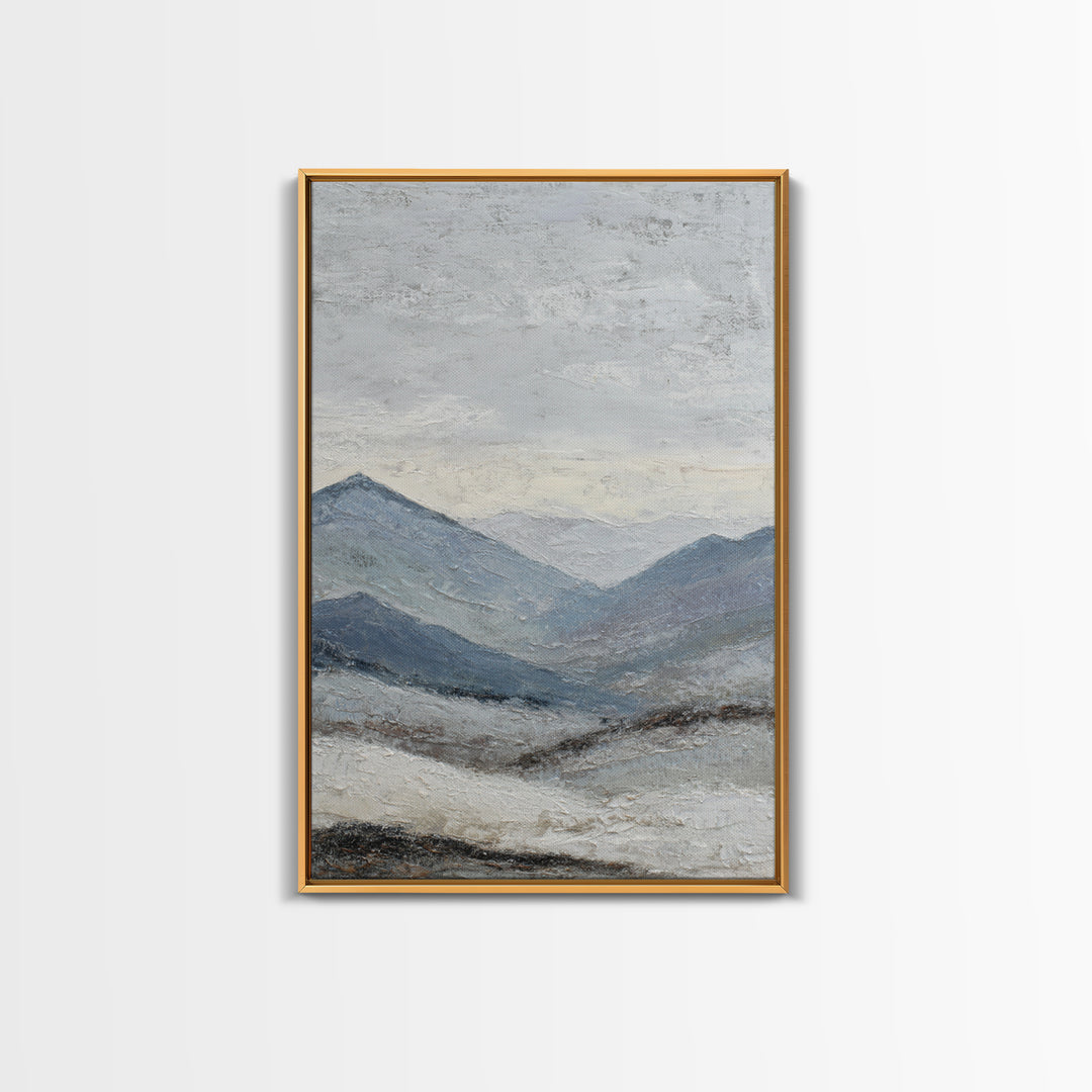 Minimal Sun over Pine Forest Canvas Print, Scandinavian Art, Wall Art Print, Living Room Decor, Nordic, Fine Art Print, SCA-2x3-49