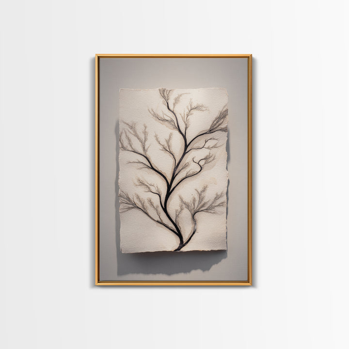 Abstract Arch Shapes Framed Canvas Print, Scandinavian Art, Abstract Wall Art, Living Room Decor, Abstract Art, Nordic, SCA-2x3-94