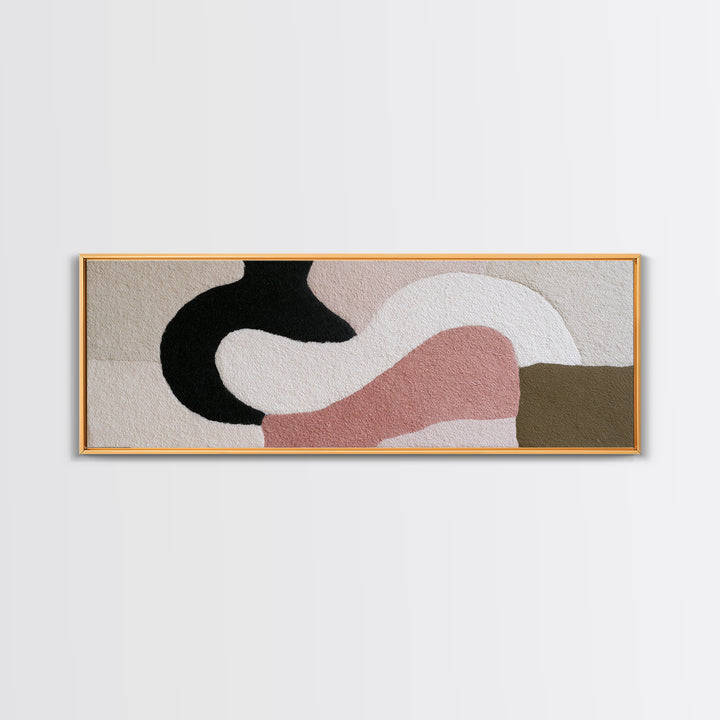 Soft Wool Texture Abstract Canvas Print, Scandinavian Art, Modern Decor, Living Room Decor, Abstract Art, Nordic, Wall Decor, SCA-3x1-11