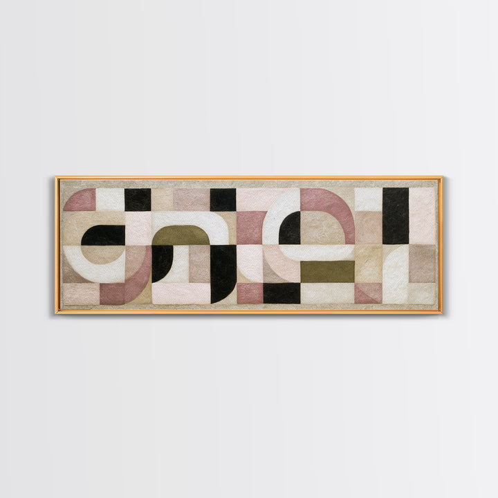 Soft Wool Texture Abstract Canvas Print, Scandinavian Art, Wall Hanging, Living Room Decor, Abstract Art, Nordic, SCA-3x1-83