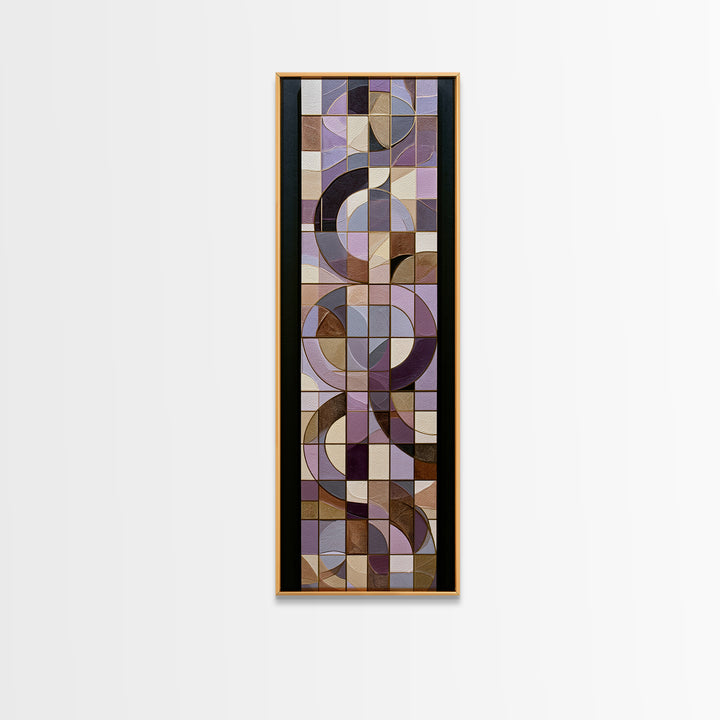 Crystal Grid Pattern Canvas Print, Sacred Geometry Art, Digital Download Art, Living Room Decor, Fine Art, Geometry, Home Decor, SGA-1x3-41