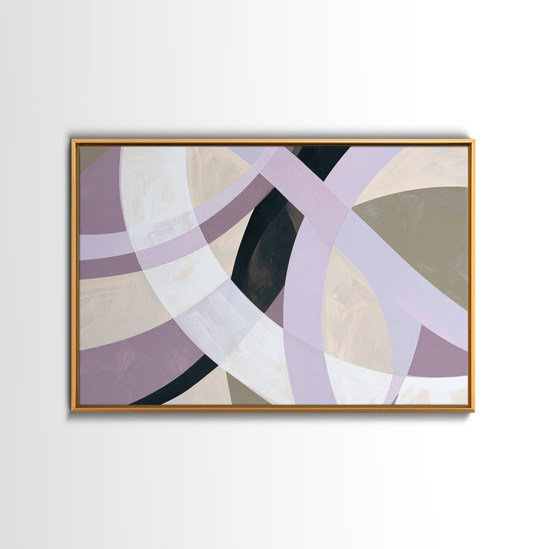 Crystal Grid Pattern Framed Canvas Print, Sacred Geometry Art, Boho Decor, Living Room Decor, Geometry, Spiritual Wall Art, SGA-3x2-9