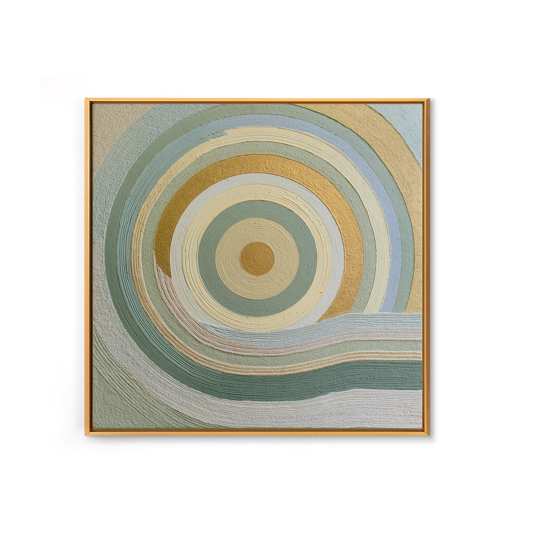 Sand Garden Lines Framed Canvas Print, Spa Art, Dog Canvas, Spa Decor, Fine Art, Serenity, Art Print, Room Decor, SPA-1x1-84