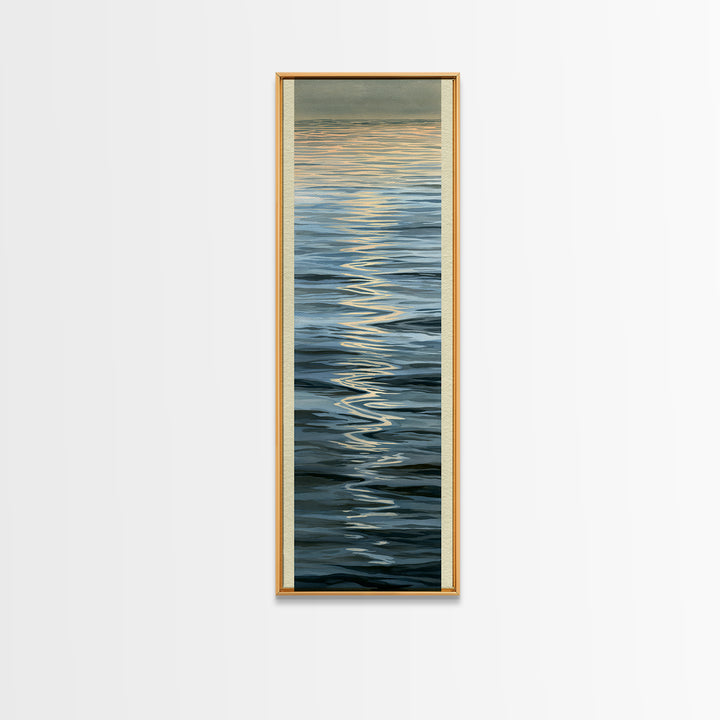 Abstract Water Ripples Canvas Print, Spa Art, Neutral Decor, Spa Decor, Fine Art, Serenity, Home Decor, Wall Decor, SPA-1x3-42